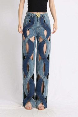 Lopez Jeans Y2K Summer Grunge Outfits - 90S Fashion, Retro Style, Y2K Shorts & Skirts