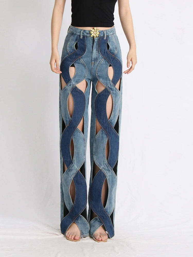 Lopez Jeans Y2K Summer Grunge Outfits - 90S Fashion, Retro Style, Y2K Shorts & Skirts