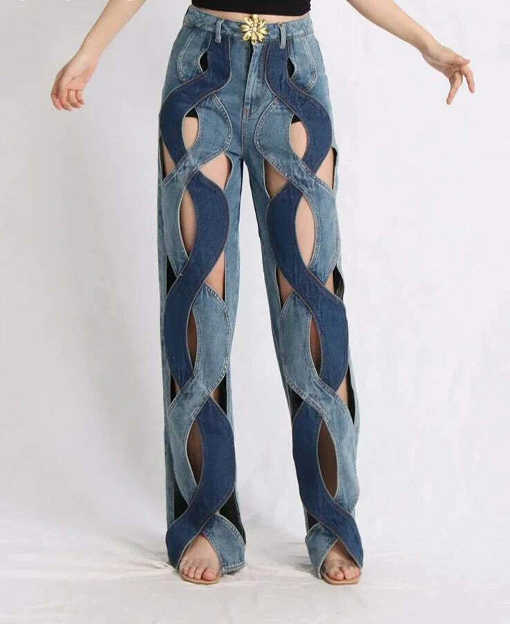 Lopez Jeans Y2K Summer Grunge Outfits - 90S Fashion, Retro Style, Y2K Shorts & Skirts