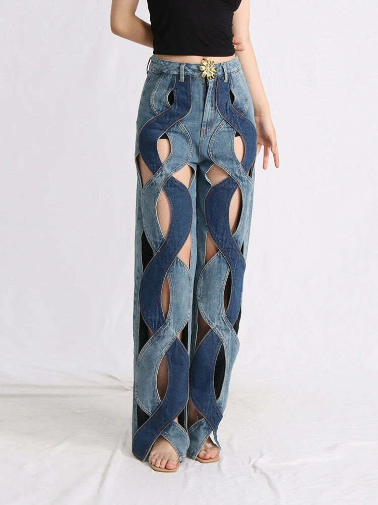 Lopez Jeans Y2K Summer Grunge Outfits - 90S Fashion, Retro Style, Y2K Shorts & Skirts