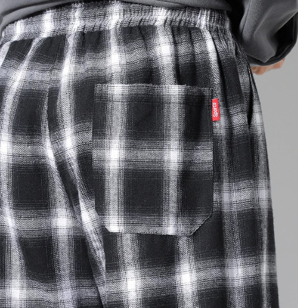 Lucas Plaid Jogger Pants - Y2K Grunge 90S Fashion, Retro Summer Outfits, Hip Hop Style