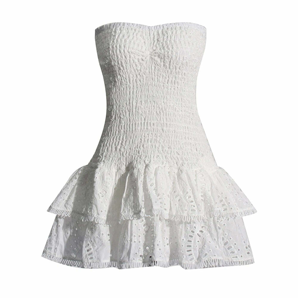 Luna Mini Dress - Y2K Summer Grunge Outfit, 90S Fashion, Retro Style, Pastel Goth, Y2K Party
