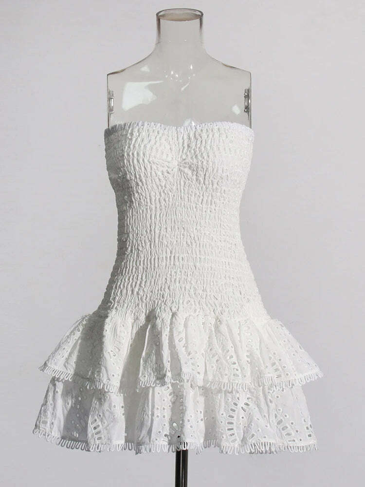 Luna Mini Dress - Y2K Summer Grunge Outfit, 90S Fashion, Retro Style, Pastel Goth, Y2K Party