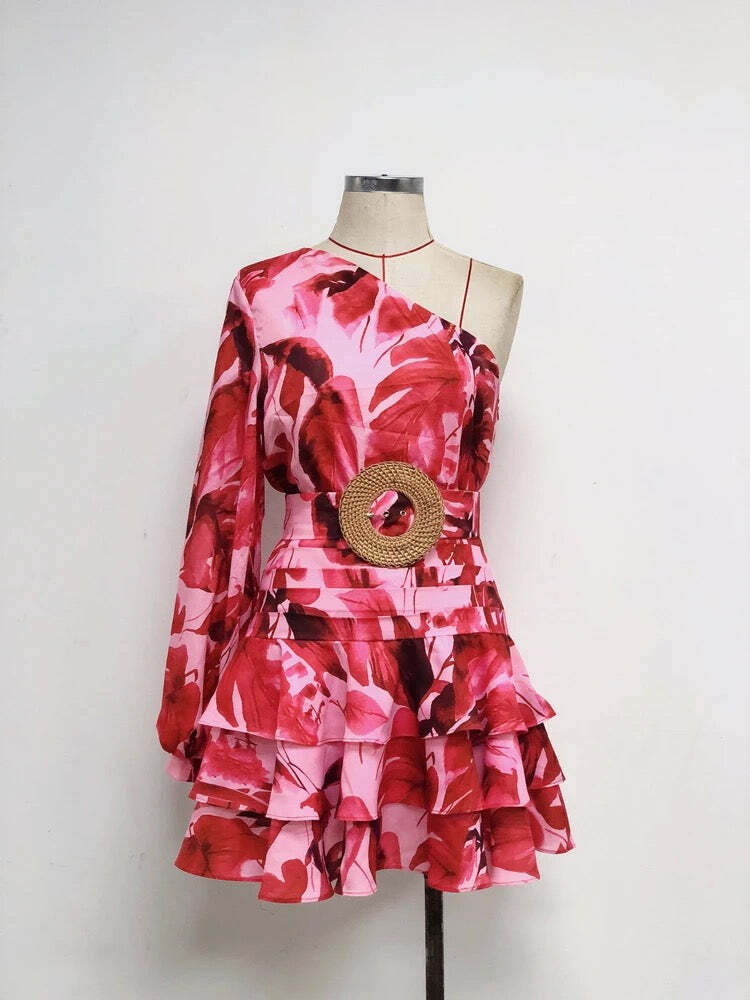 Luna Ruffle Dress - Y2K Summer Outfit, 90S Fashion, Grunge, Retro Style, Pastel Goth, Y