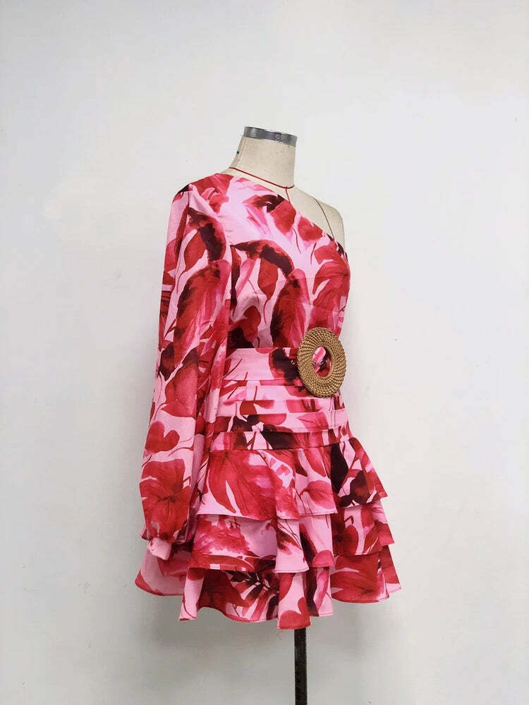 Luna Ruffle Dress - Y2K Summer Outfit, 90S Fashion, Grunge, Retro Style, Pastel Goth, Y