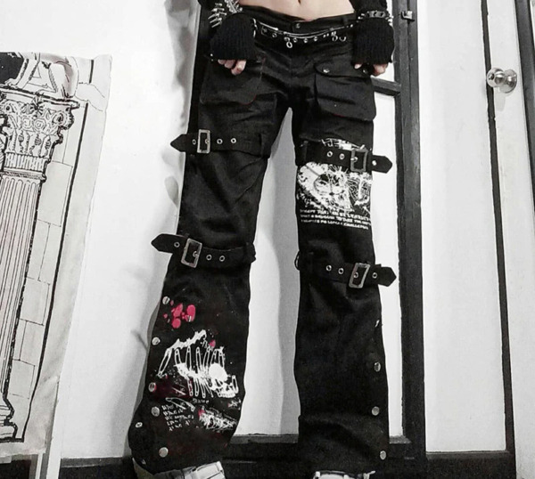 Lylah Cargo Pants - Y2K Summer Grunge, 90S Retro Style, Y2K Club & Party Outfits