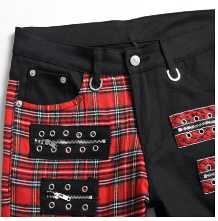 Mackenzie Y2K Hip Hop Jeans - 90S Grunge, Retro Style, Summer Outfits, Y2K Fashion Essentials