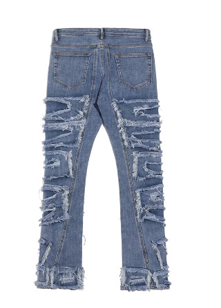 Maeve Distressed Denim Jeans - Y2K Summer Grunge, 90S Retro, Hip Hop Fashion, Y2K Club Outfits
