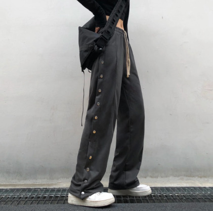 Margaret High Waist Loose Jogger Pants - Y2K Summer Grunge 90S Fashion Retro Style Y2K Outfits