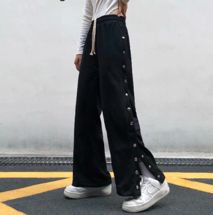 Margaret High Waist Loose Jogger Pants - Y2K Summer Grunge 90S Fashion Retro Style Y2K Outfits