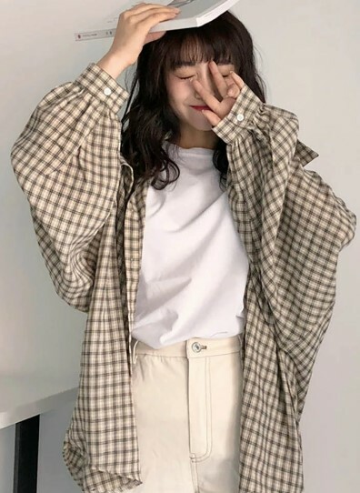 Margaret Oversize Women Shirt - Y2K Summer Grunge 90S Fashion Retro Style Y2K Outfits