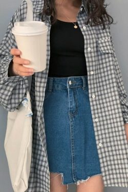 Margaret Oversize Women Shirt - Y2K Summer Grunge 90S Fashion Retro Style Y2K Outfits