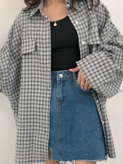Margaret Oversize Women Shirt - Y2K Summer Grunge 90S Fashion Retro Style Y2K Outfits