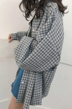 Margaret Oversize Women Shirt - Y2K Summer Grunge 90S Fashion Retro Style Y2K Outfits
