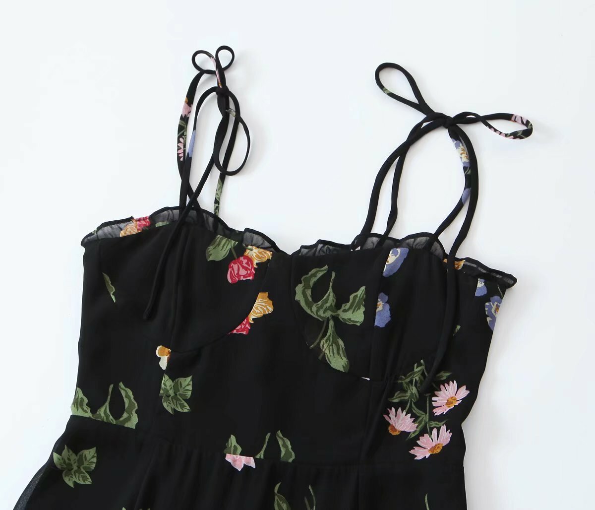 Maria Floral Midi Dress - Y2K Summer Outfit, 90S Fashion, Grunge, Retro Style, Y2K Party Look