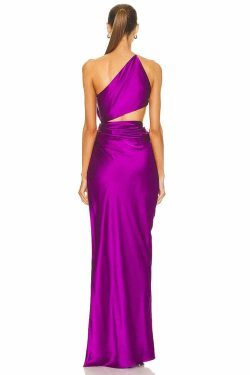 Maria One Shoulder Maxi Dress - Y2K Summer, 90S Fashion, Grunge, Retro, Party & Club Outfits