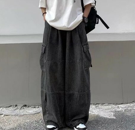 Marley Baggy Jeans - Y2K Summer Grunge, 90S Retro, Gothic Y2K, Hip Hop Fashion, Y2K