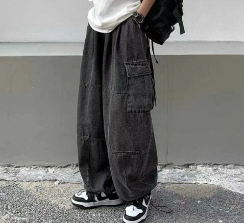 Marley Baggy Jeans - Y2K Summer Grunge, 90S Retro, Gothic Y2K, Hip Hop Fashion, Y2K