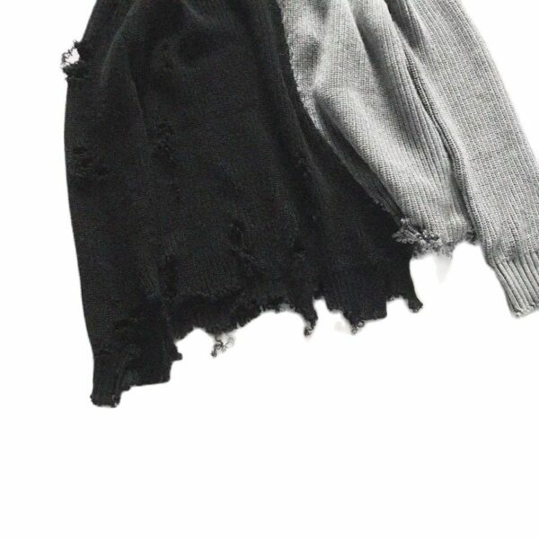Matilda Distressed Sweater - Y2K Grunge, 90S Fashion, Retro Style, Pastel Goth, Y2K Summer Out