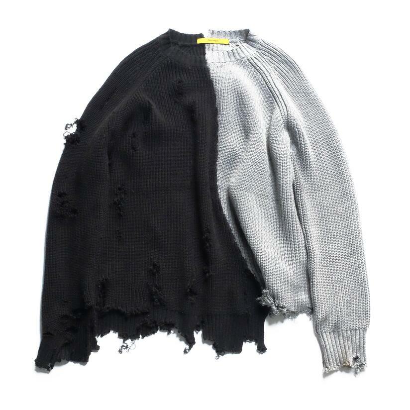 Matilda Distressed Sweater - Y2K Grunge, 90S Fashion, Retro Style, Pastel Goth, Y2K Summer Out