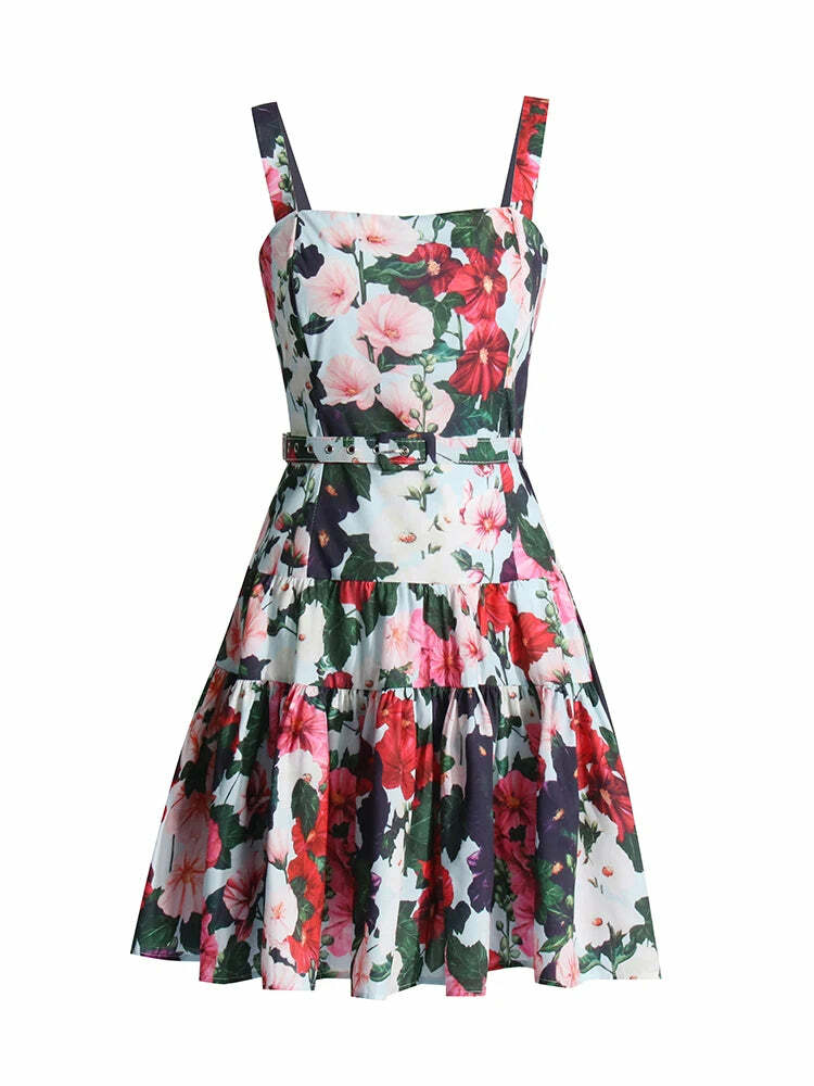 Meghani Mini Dress - Y2K Summer Grunge Outfit, 90S Fashion, Retro Style, Pastel Goth, Y2K