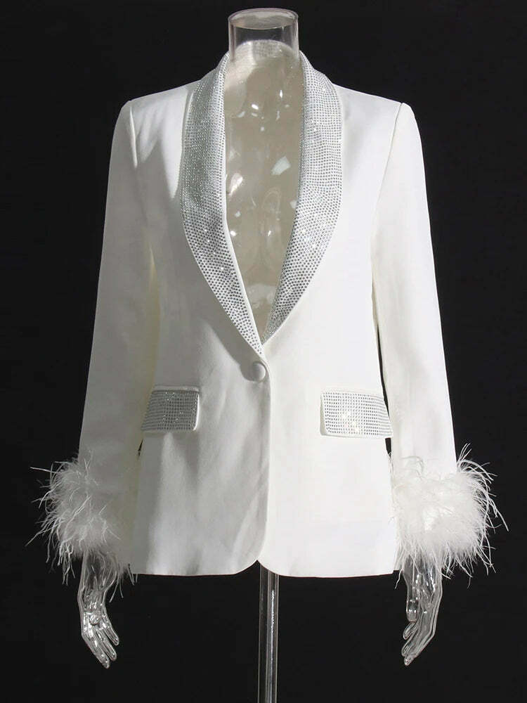 Melani Blazer - Y2K Summer Grunge 90S Fashion Retro Style Y2K Club Outfit For Women