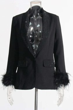 Melani Blazer - Y2K Summer Grunge 90S Fashion Retro Style Y2K Club Outfit For Women