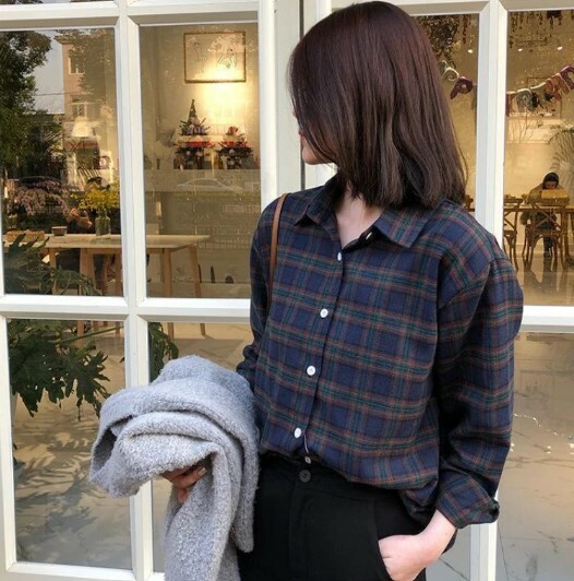 Melanie Plaid Style Shirt - Y2K Summer Grunge, 90S Retro Fashion, Y2K Party & Club Outfits