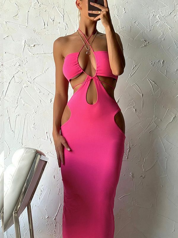 Merelin Midi Dress - Y2K Summer Grunge Outfit, 90S Fashion, Retro Style, Pastel Goth Vibes