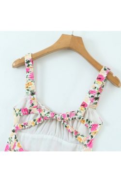 Metju Mini Dress - Y2K Summer Grunge Outfit, 90S Fashion, Retro Style, Y2K Party Look