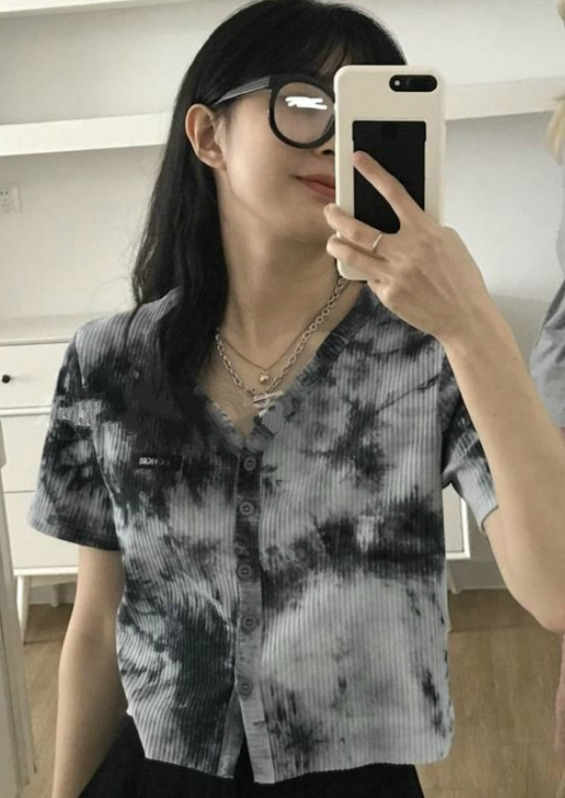 Mila Tie Dye Shirt - Y2K Summer Grunge Top, 90S Retro Fashion, Pastel Goth, Y2K Party Outfit