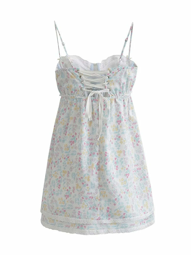 Monica Mini Dress - Y2K Summer Grunge Outfit, 90S Fashion, Retro Style, Y2K Party & Club Look