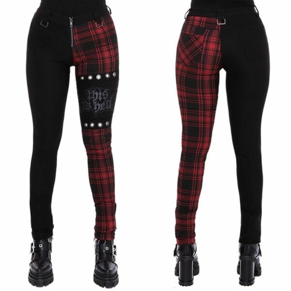 Monroe Plaid Pants - Y2K Grunge & 90S Retro Style For Summer Outfits, Club & Party Looks