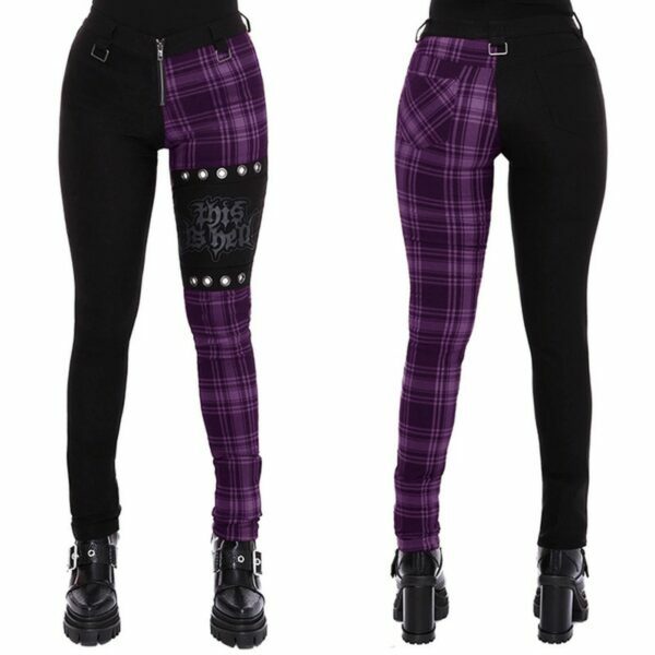Monroe Plaid Pants - Y2K Grunge & 90S Retro Style For Summer Outfits, Club & Party Looks
