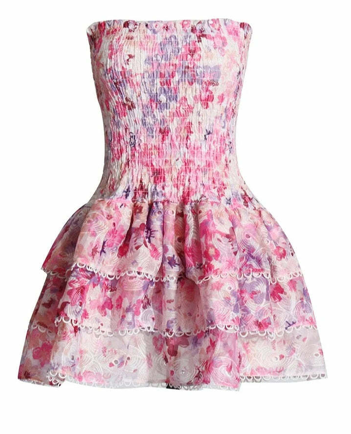 Nala Mini Dress - Y2K Summer Grunge Outfit, 90S Fashion, Retro Style, Pastel Goth Vibes