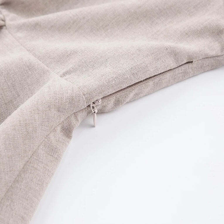 Nika Linen Set - Y2K Summer & 90S Fashion Outfit | Grunge, Retro, Pastel Goth, Baby Tees, Y