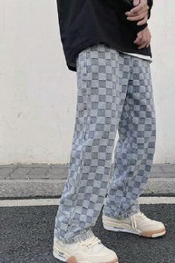 Noelle Y2K Grunge Baggy Jeans - 90S Fashion, Retro Style, Y2K Summer Outfits, Gothic Y2K