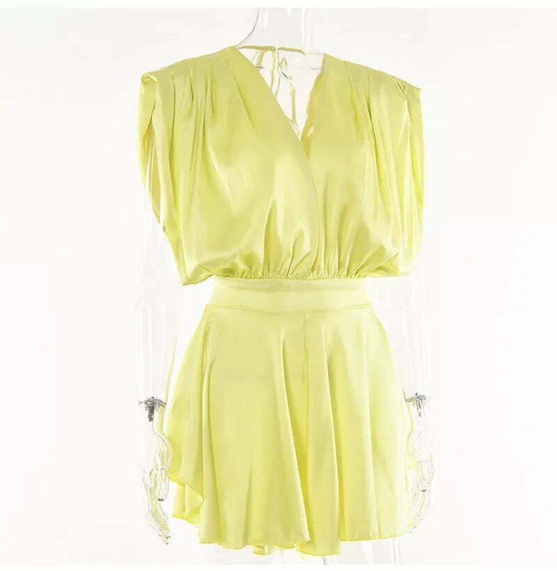 Posey Mini Dress - Y2K Summer Grunge Outfit, 90S Fashion, Retro Style, Y2K Party & Club Outfits