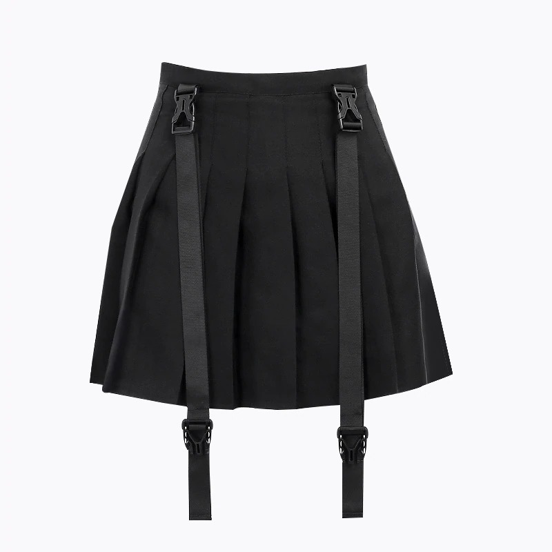 Preppy High Waist Green Skirt - Y2K Summer, 90S Fashion, Grunge, Retro, Pastel Goth Outfit