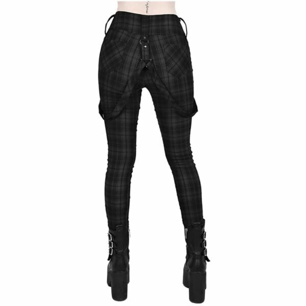 Priscilla Plaid Pants - Y2K Summer Grunge Outfit, 90S Retro Style, Gothic Y2K Fashion