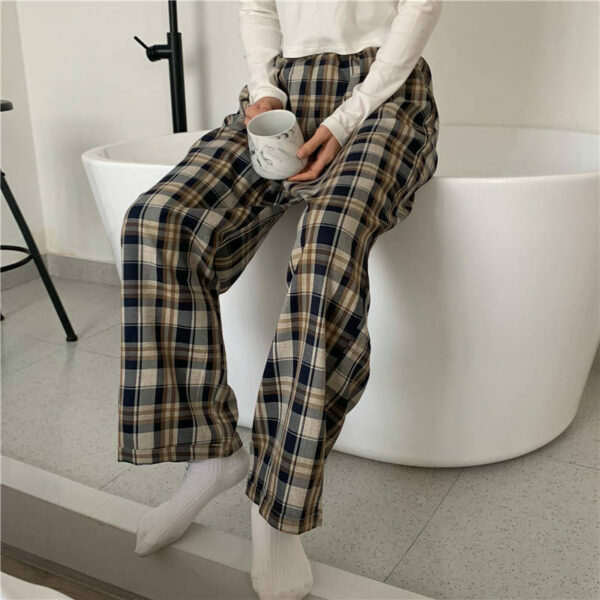 Rachelle Plaid Pants - Y2K Summer Grunge Outfit, 90S Retro Style, Y2K Club & Party Fashion