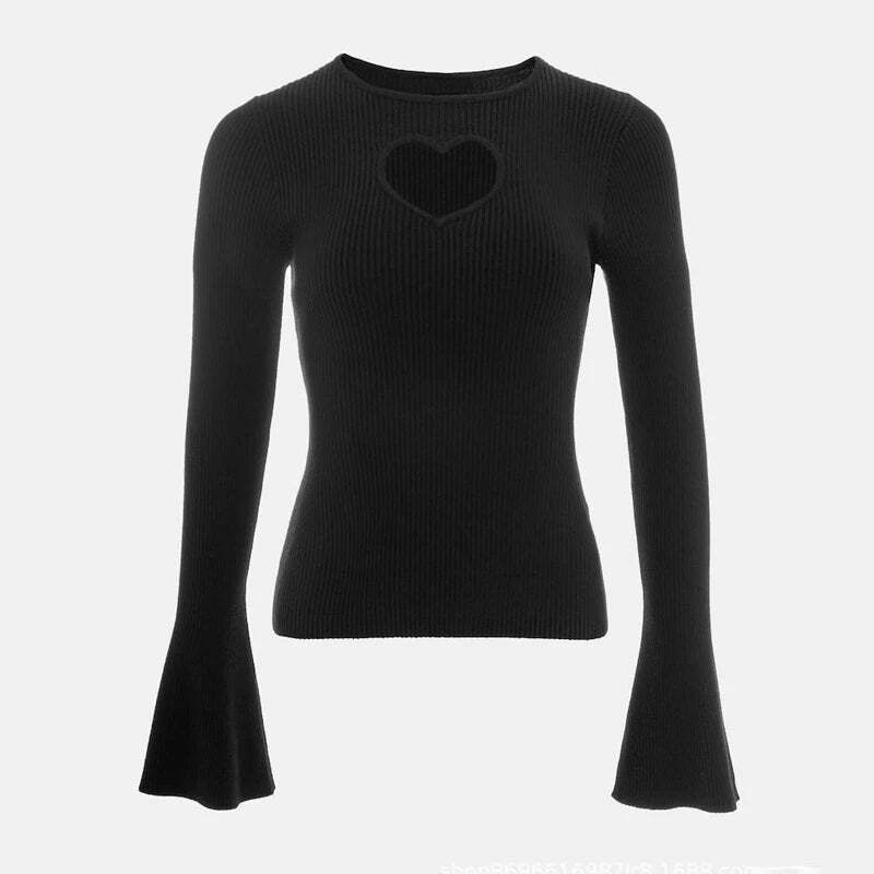 Raquel Sweater - Y2K Summer Grunge, 90S Retro, Pastel Goth, Y2K Club & Party Outfits