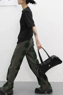 Reni Distressed Baggy Jeans For Women - Y2K Grunge, 90S Fashion, Retro Style, Y2K Summer Outfits