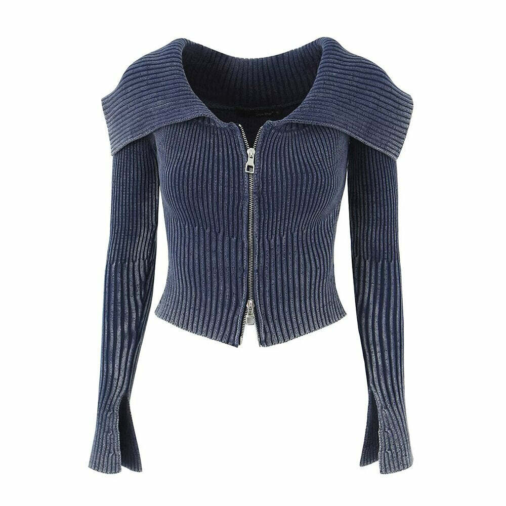 Riley Sweater - Y2K Summer Grunge Outfit, 90S Retro Style, Pastel Goth, Y2K Club & Party