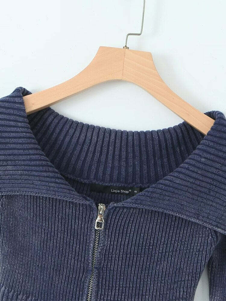 Riley Sweater - Y2K Summer Grunge Outfit, 90S Retro Style, Pastel Goth, Y2K Club & Party