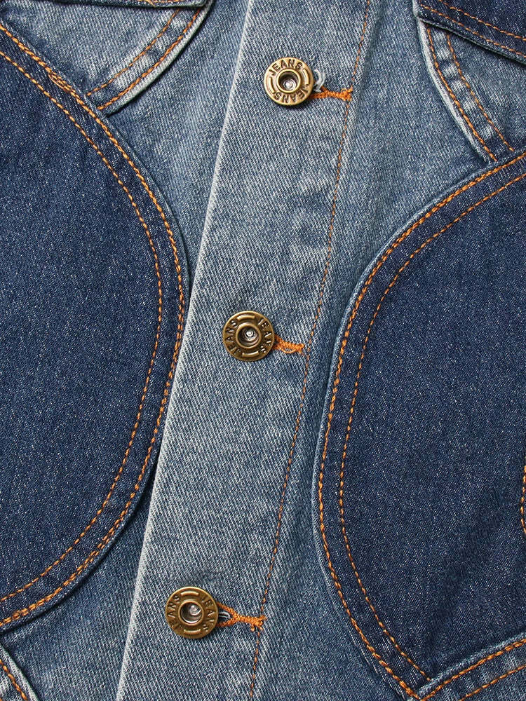 Riva Denim Jacket - Y2K Summer & 90S Grunge Fashion, Retro Style, Y2K Club & Party Outfits