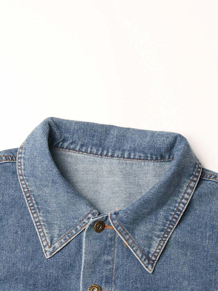 Riva Denim Jacket - Y2K Summer & 90S Grunge Fashion, Retro Style, Y2K Club & Party Outfits
