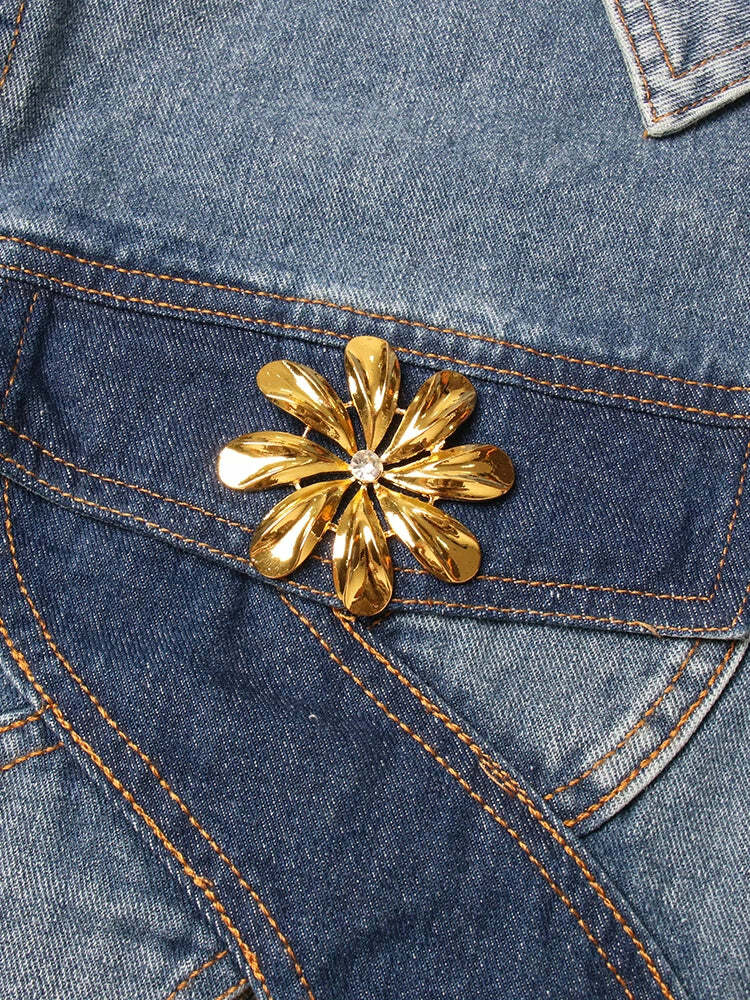 Riva Denim Jacket - Y2K Summer & 90S Grunge Fashion, Retro Style, Y2K Club & Party Outfits