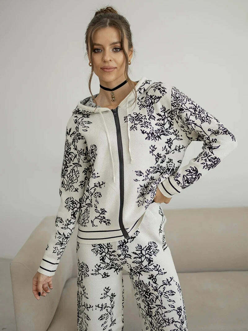 Romana Knitted Two Piece Set - Y2K Summer & 90S Grunge Outfit, Retro Fashion For Women