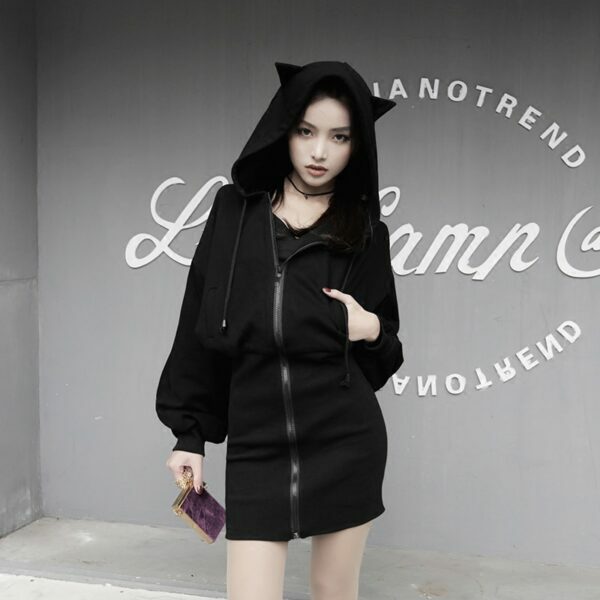 Rosalyn Y2K Grunge Hoodie - 90S Fashion, Retro Style, Summer Outfits, Y2K Club & Party Wear